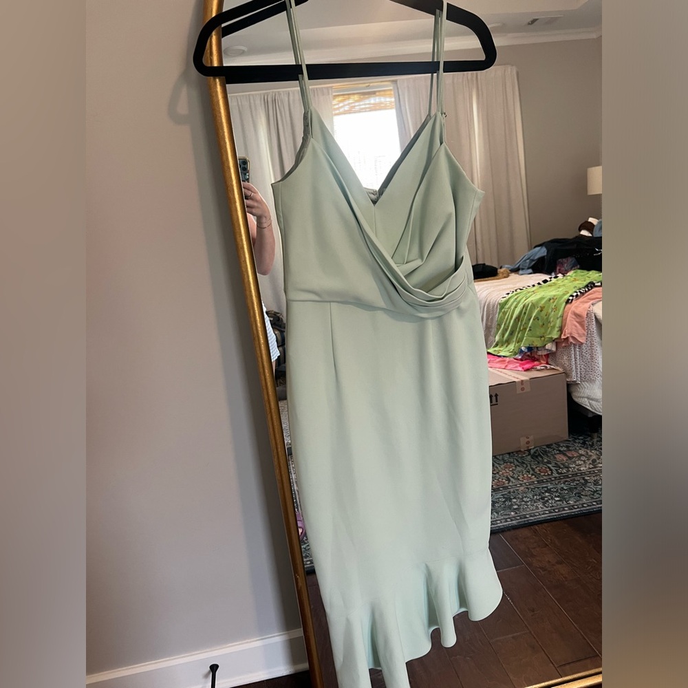 GIANNI BINI dress! So pretty mint color with a midi length!